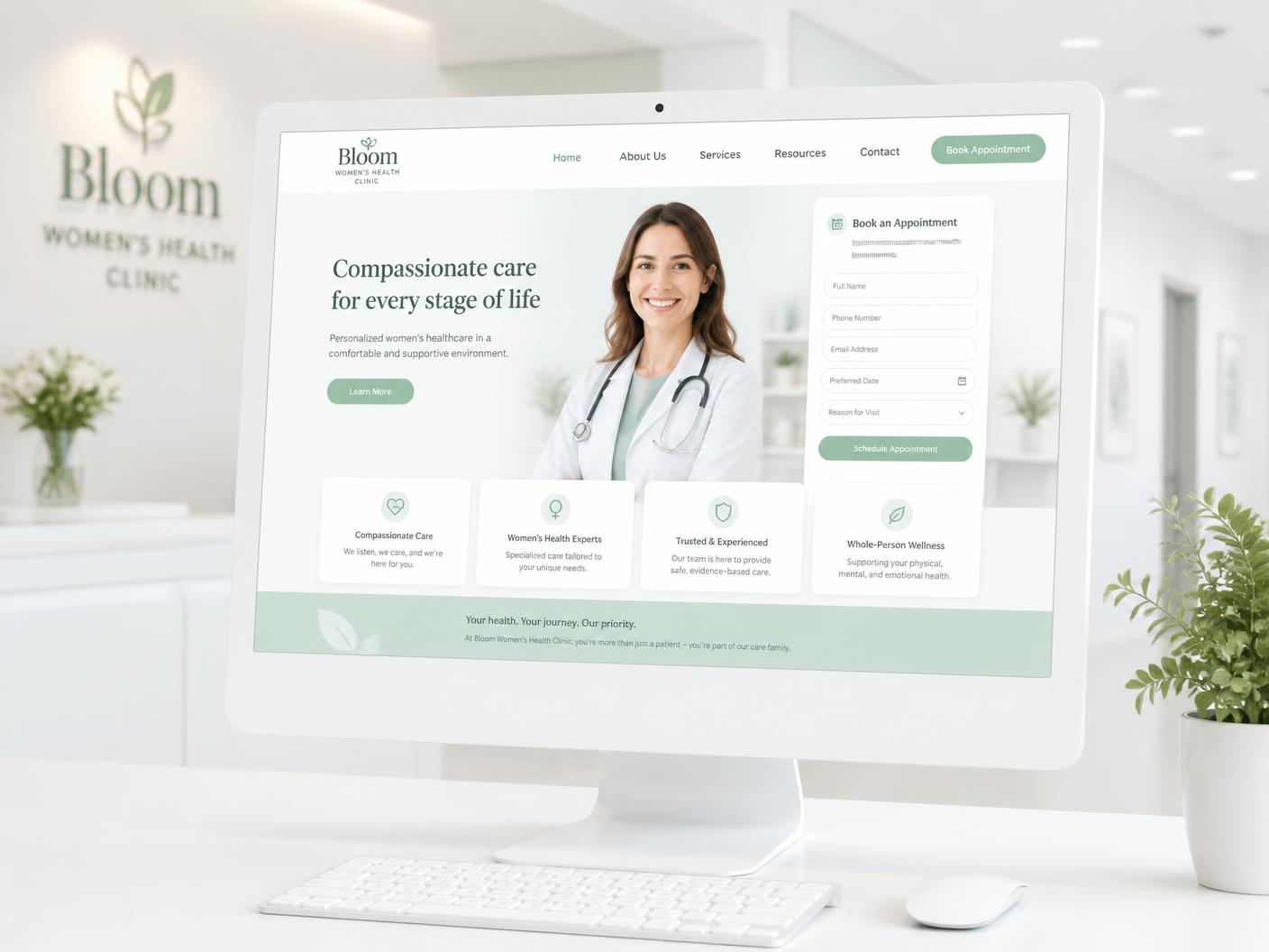 Arctic Gynae Centre · Build + Growth preview