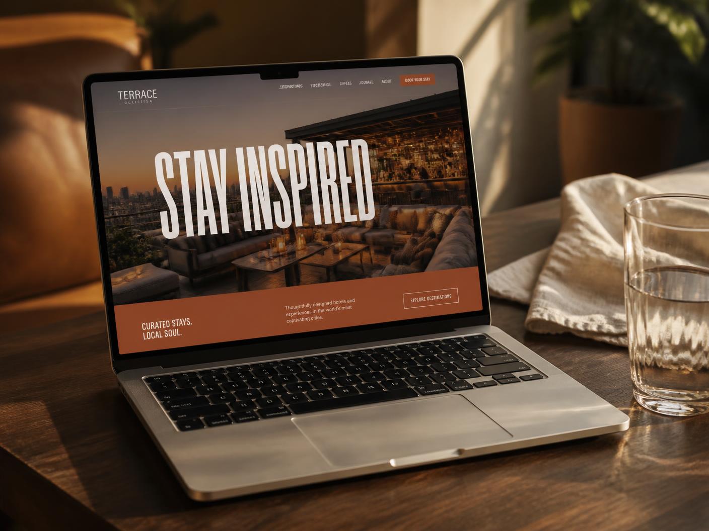 Hospitality website built by TheNiodge Solutions