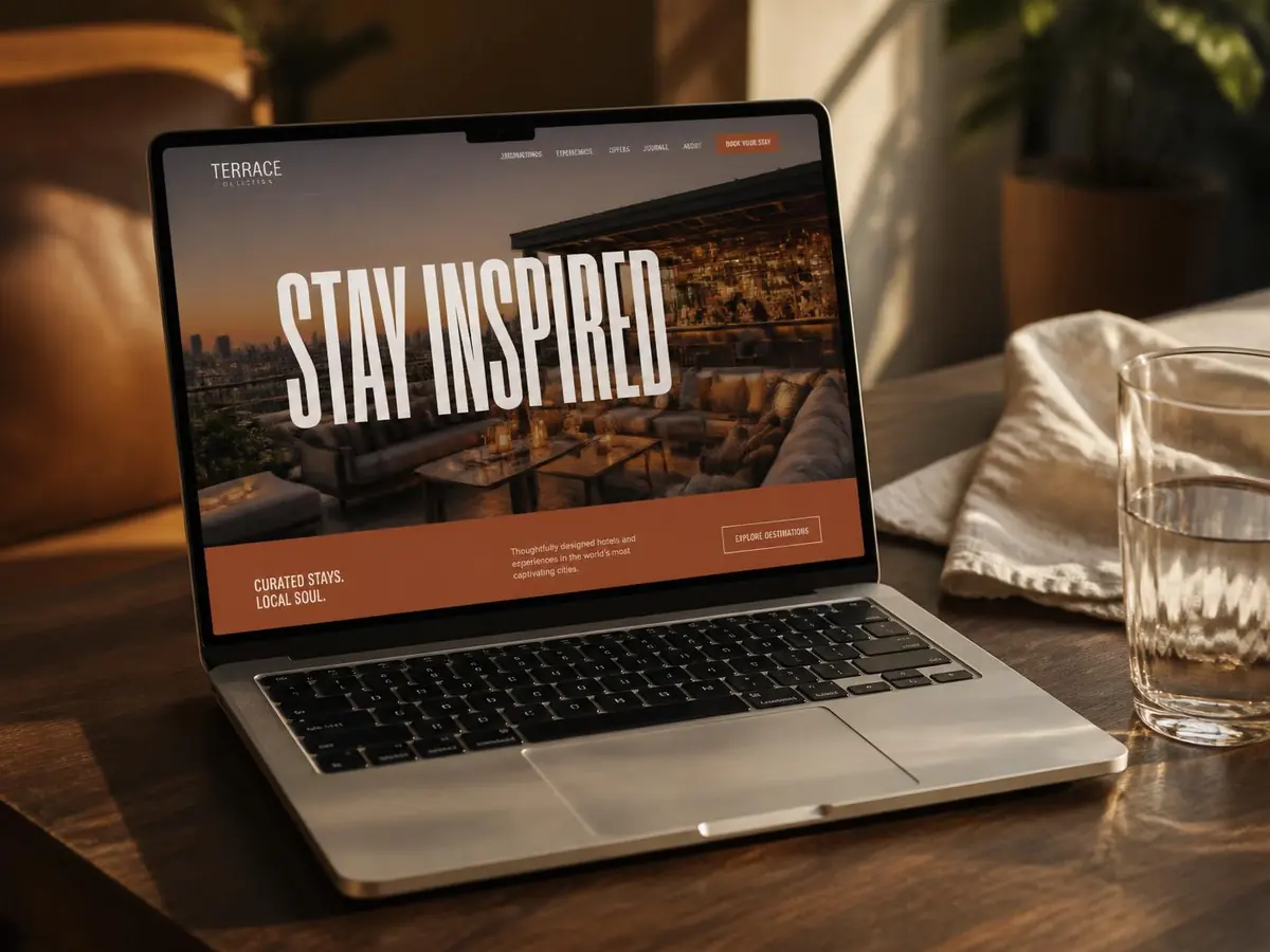 Hospitality website built by TheNiodge Solutions